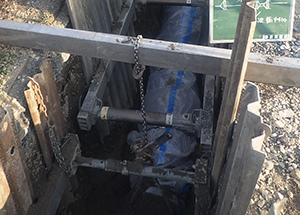 山之上地先基幹管路布設替工事