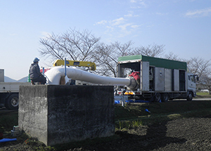 湖東平野1機地区右岸(清水)支線水路工事