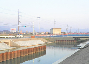 野瀬川単独河川改良工事