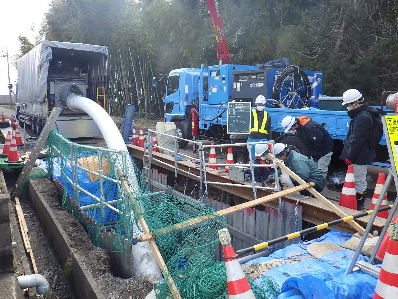 湖東平野１期地区右岸（上中野）支線水路第１０工事・メイン３