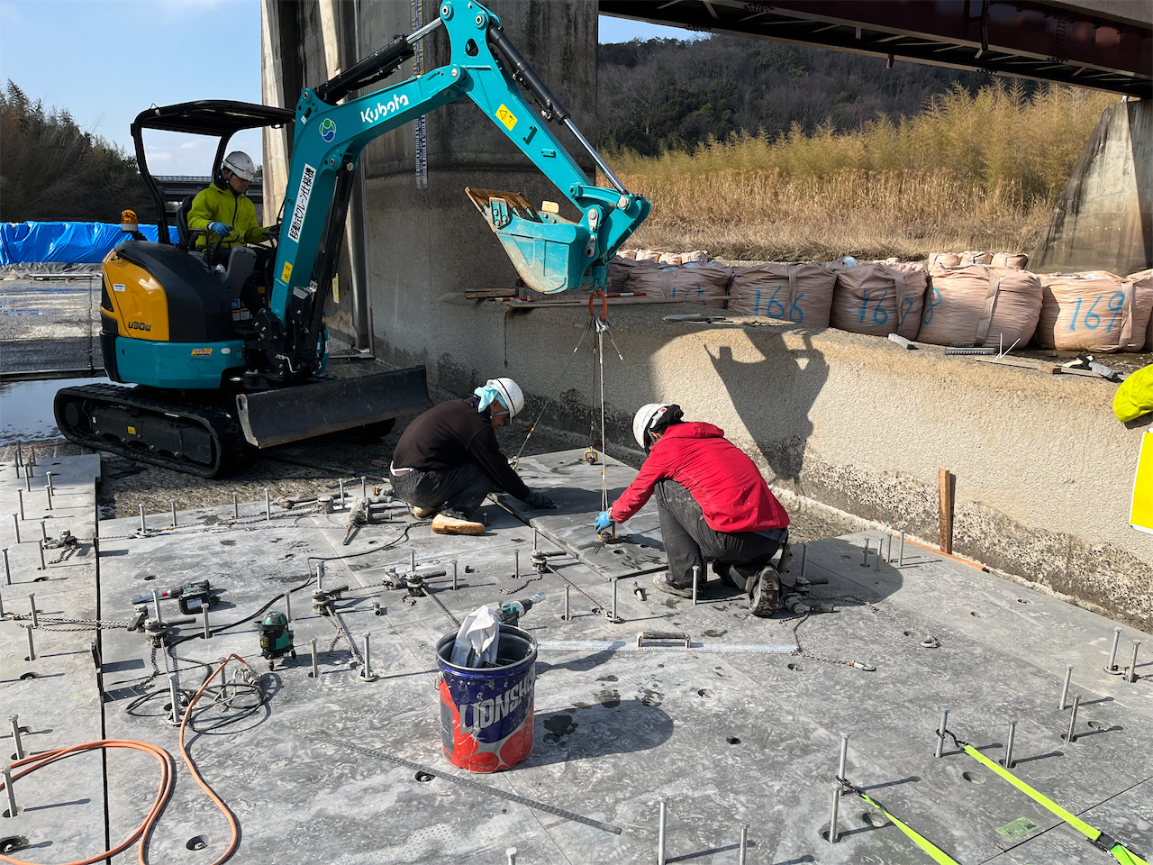 日野川地区 名神日野川頭首工整備第3工事・メイン３