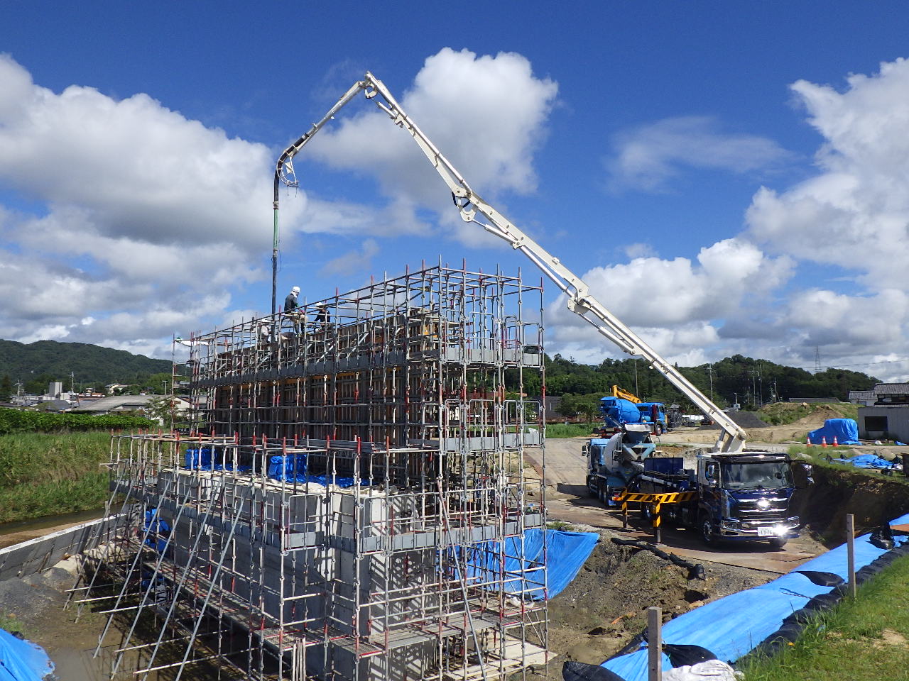 国道307号補助道路整備工事・メイン４