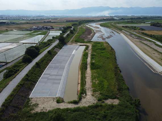 令和５年　日野川広域河川改修工事・メイン１