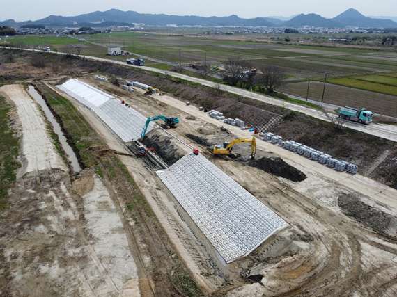 令和５年　日野川広域河川改修工事・メイン３