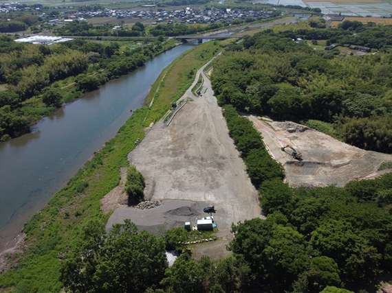 令和６年　安曇川河川改良工事・メイン１
