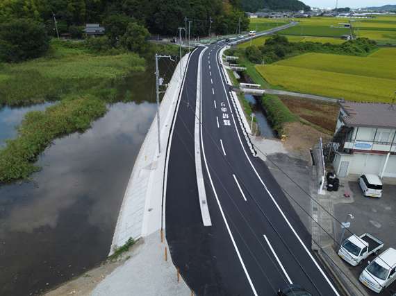 令和６年　八日市五箇荘線補助道路整備工事・メイン２