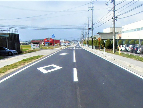 東野虎姫線 道路補修工事・メイン１