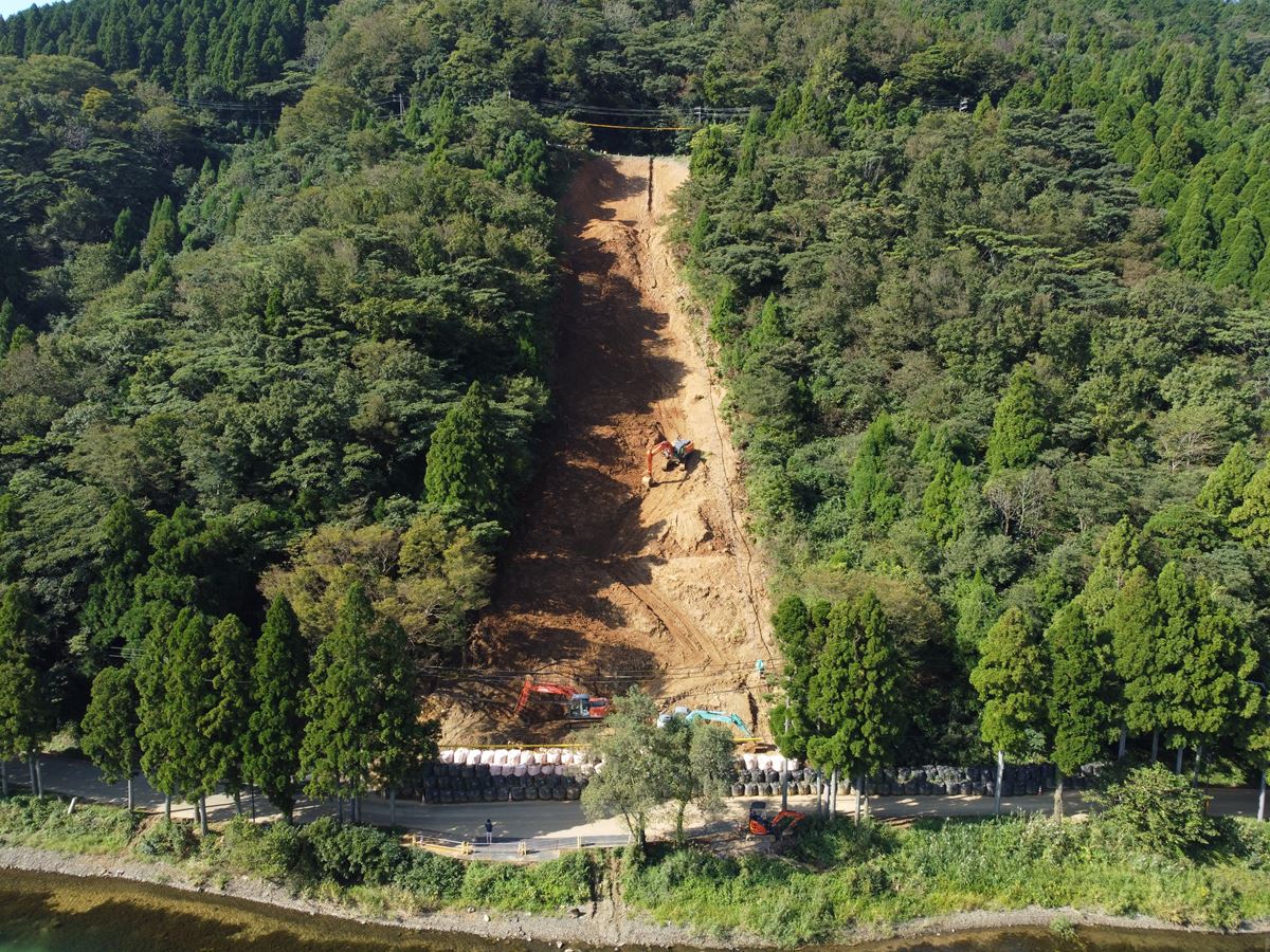 葛籠尾崎塩津線補助道路修繕工事・メイン３