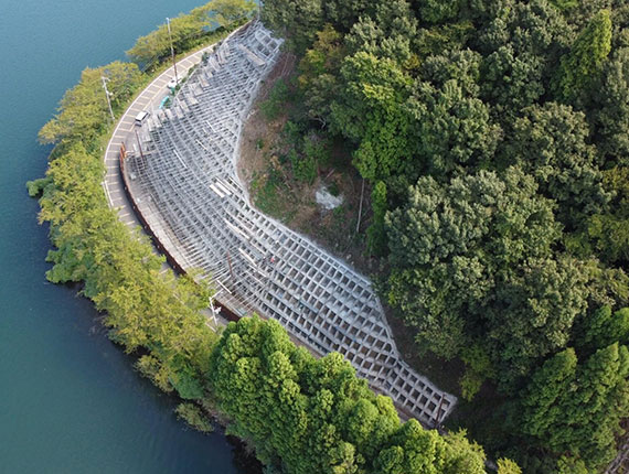 葛籠尾崎大浦線（法面Ａ015）補助道路修繕工事・メイン４