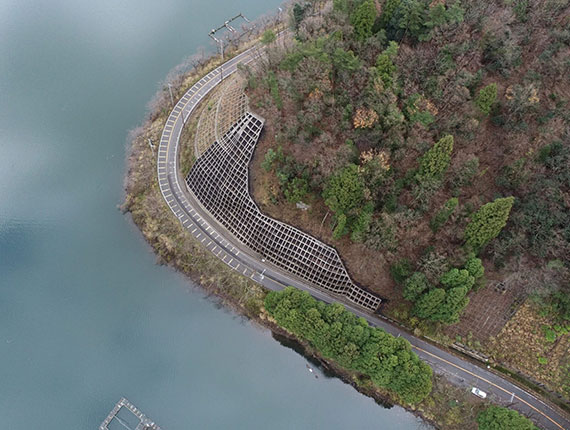 葛籠尾崎大浦線（法面Ａ015）補助道路修繕工事・メイン５