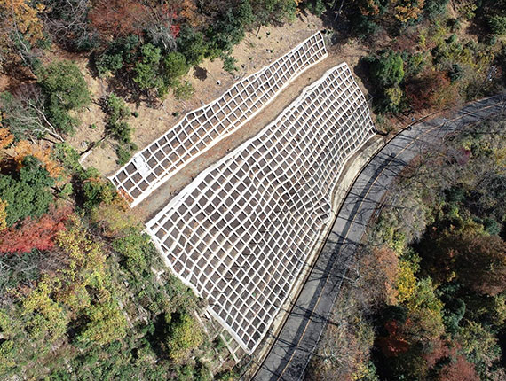 葛籠尾崎大浦線（法面Ａ205）補助道路修繕工事・メイン１