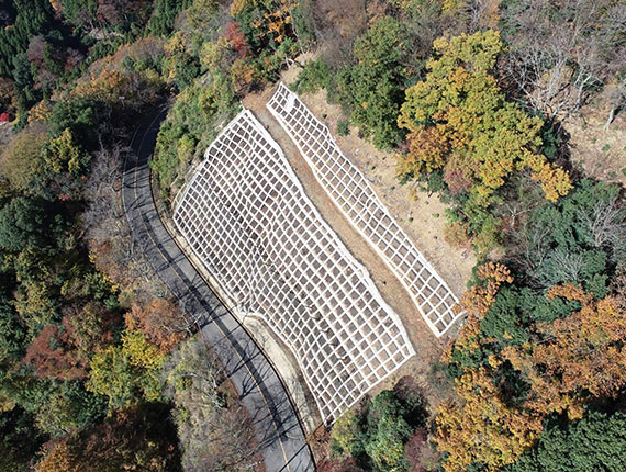 葛籠尾崎大浦線（法面Ａ205）補助道路修繕工事・メイン６