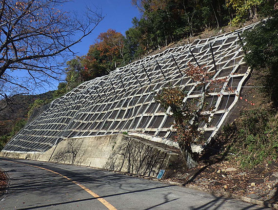 葛籠尾崎大浦線（法面Ａ205）補助道路修繕工事・メイン５